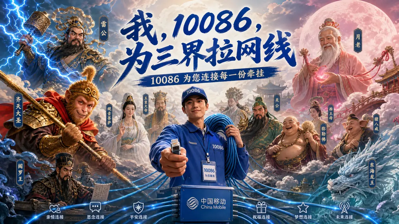 《我10086,为三界拉网线》