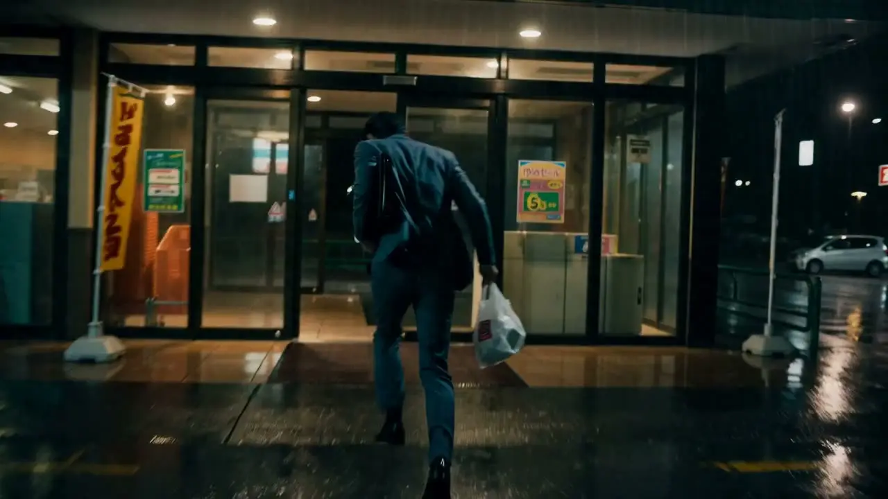 雨中陪一根🚬【在超市后门吞云吐雾的二人-真人版】｜视频节点 5 - 副本