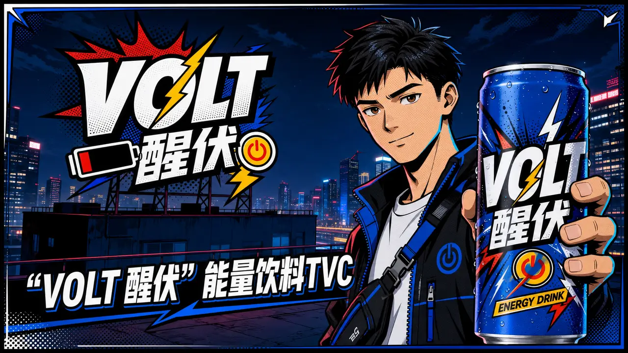 “VOLT 醒伏” 能量饮料TVC