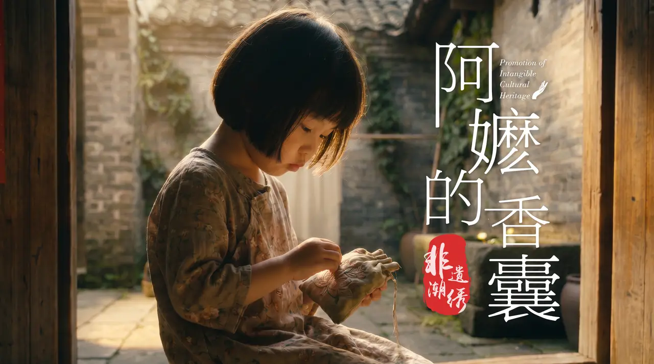 给阿嬷的香囊-非遗潮绣广告