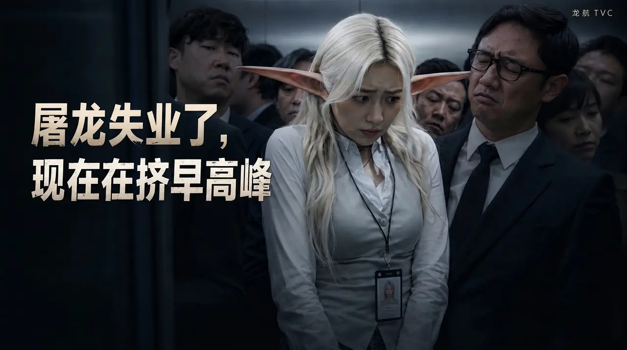 画屠龙失业了,现在在挤早高峰