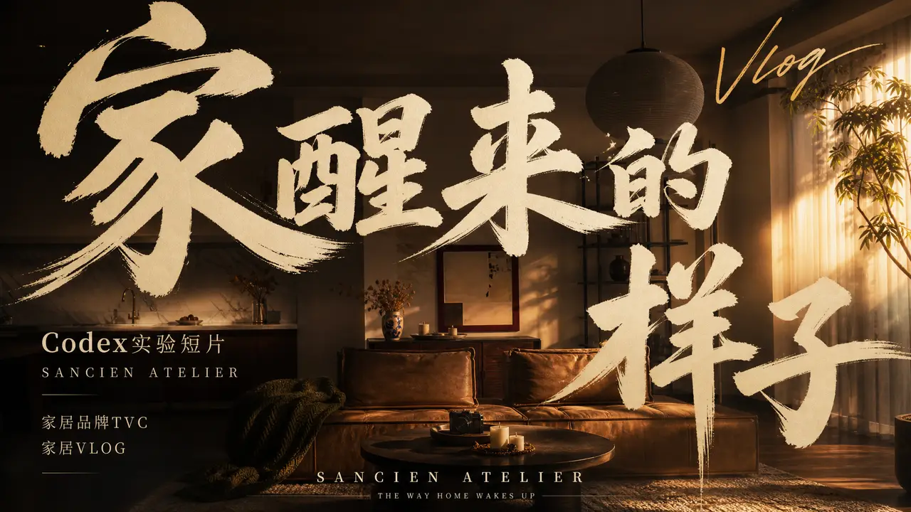 家居VLOG丨智能体实验短片丨空间一致｜图片节点 7