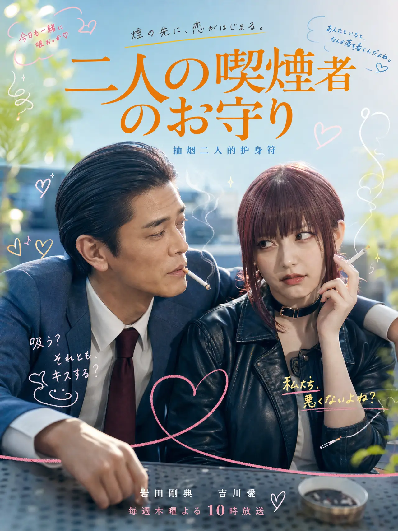 在超市后门吞云吐雾的二人【真人版】｜图片节点 2 - 副本