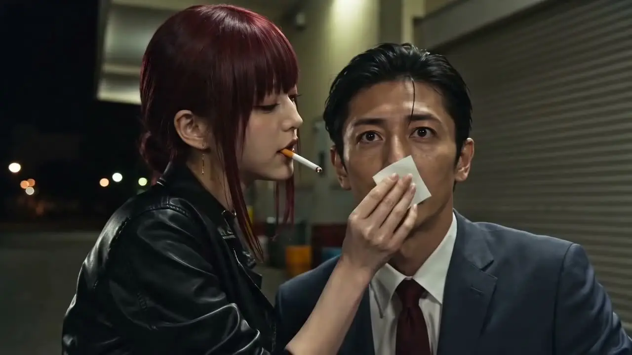 在超市后门吞云吐雾的二人【真人版】｜视频节点 2 - 副本