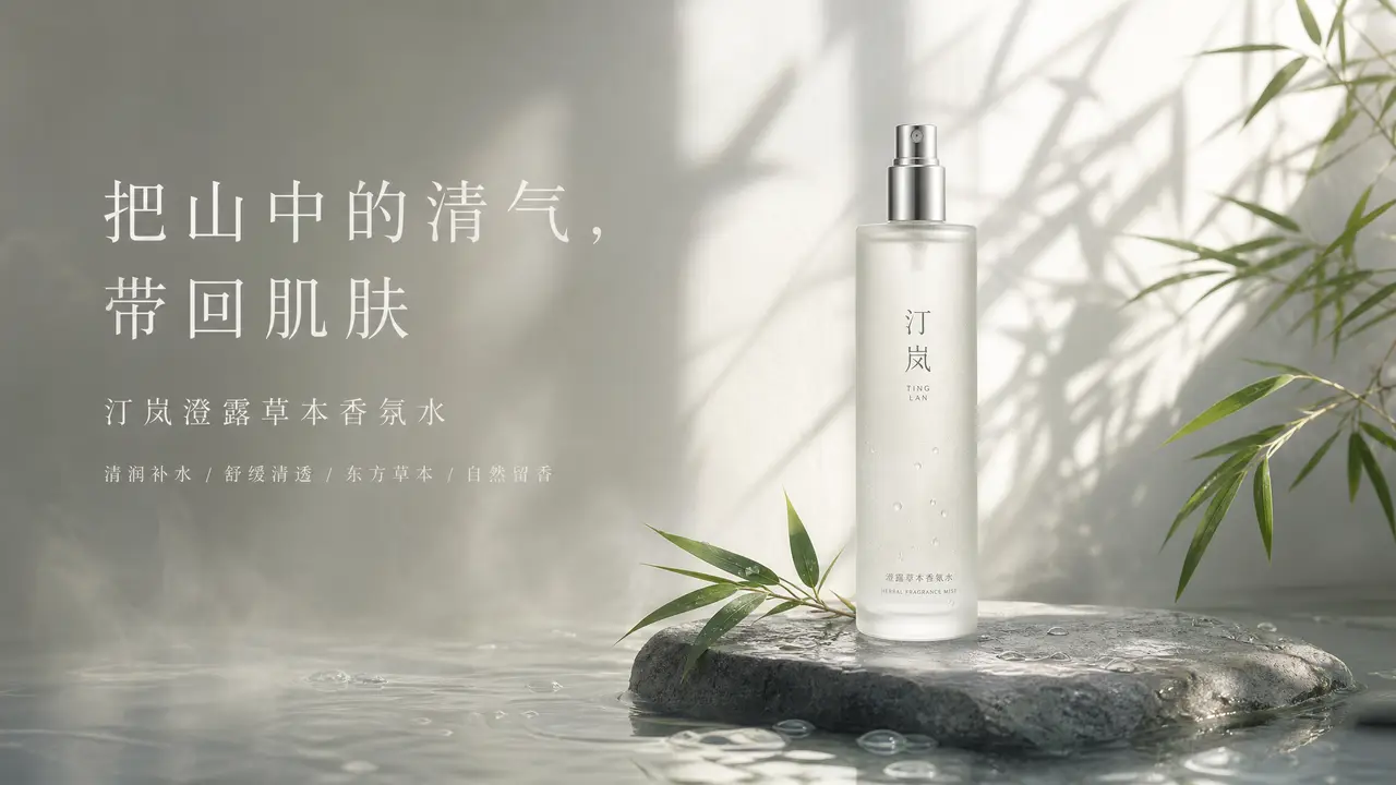 新中式香氛广告视觉｜清润、舒缓、自然留香｜图片节点 2
