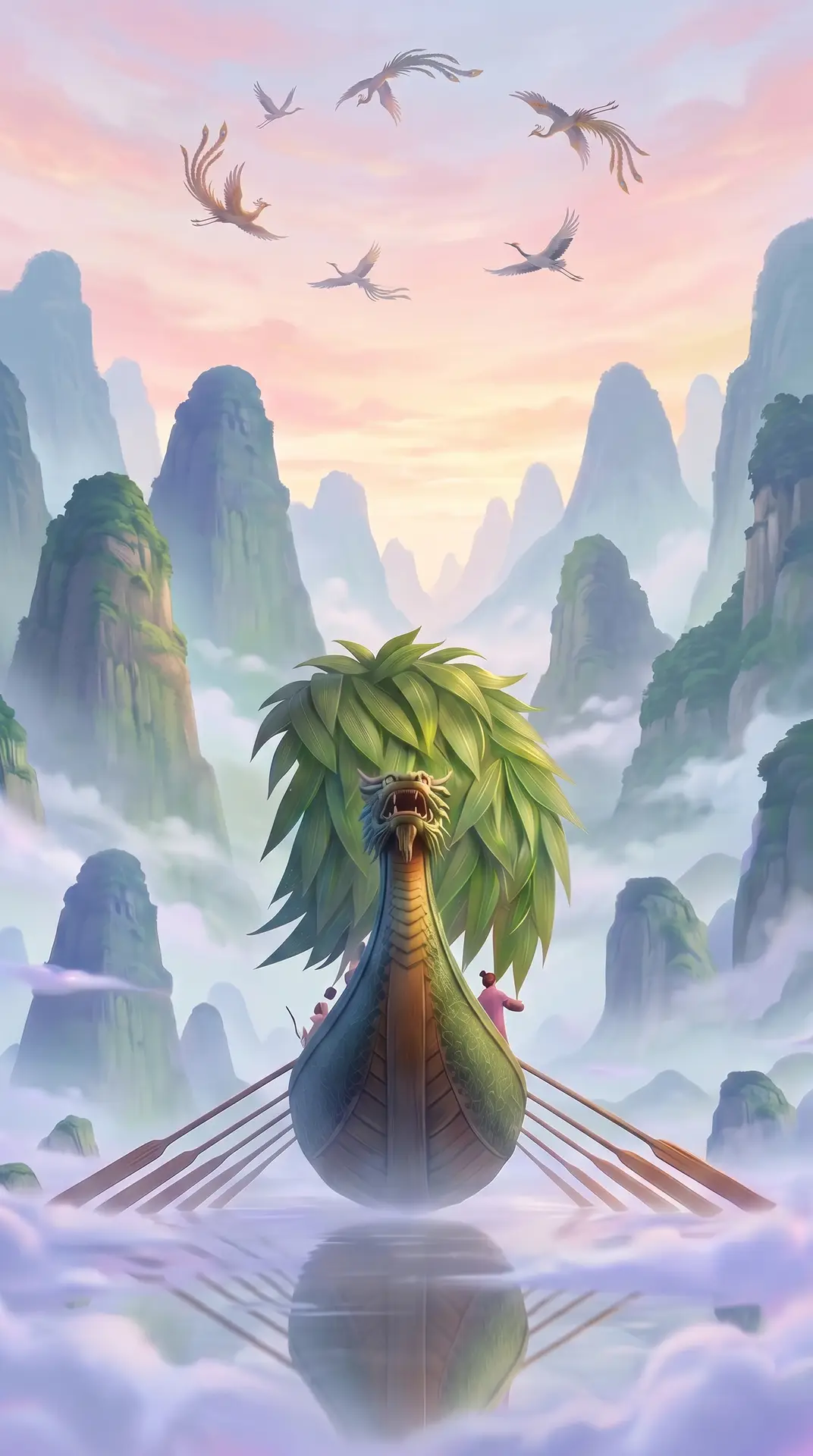 端午非遗广告《屈子兮云梦青舟》｜图片节点 3