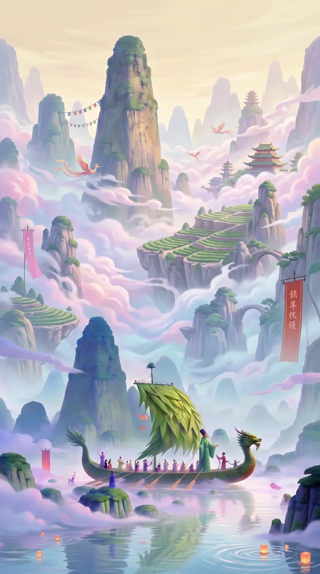 端午非遗广告《屈子兮云梦青舟》｜图片节点 4