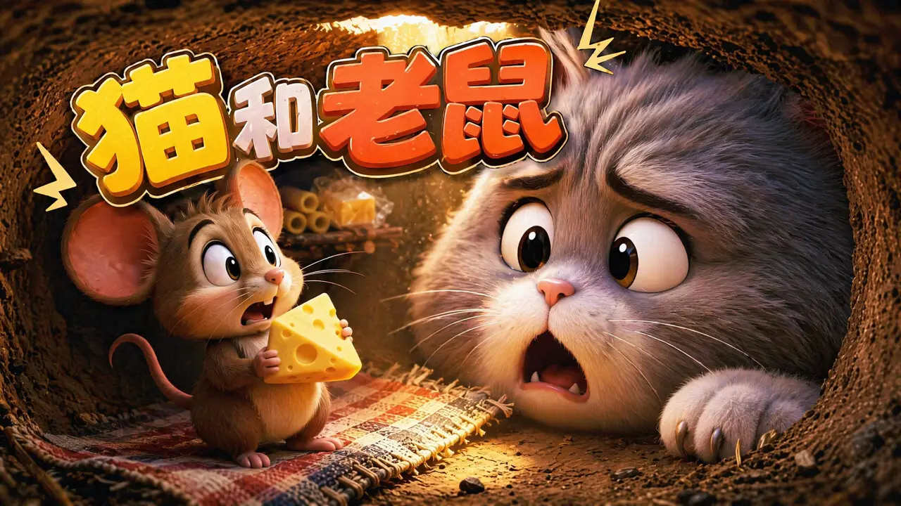 猫和老鼠搞笑时刻|奶酪广告片