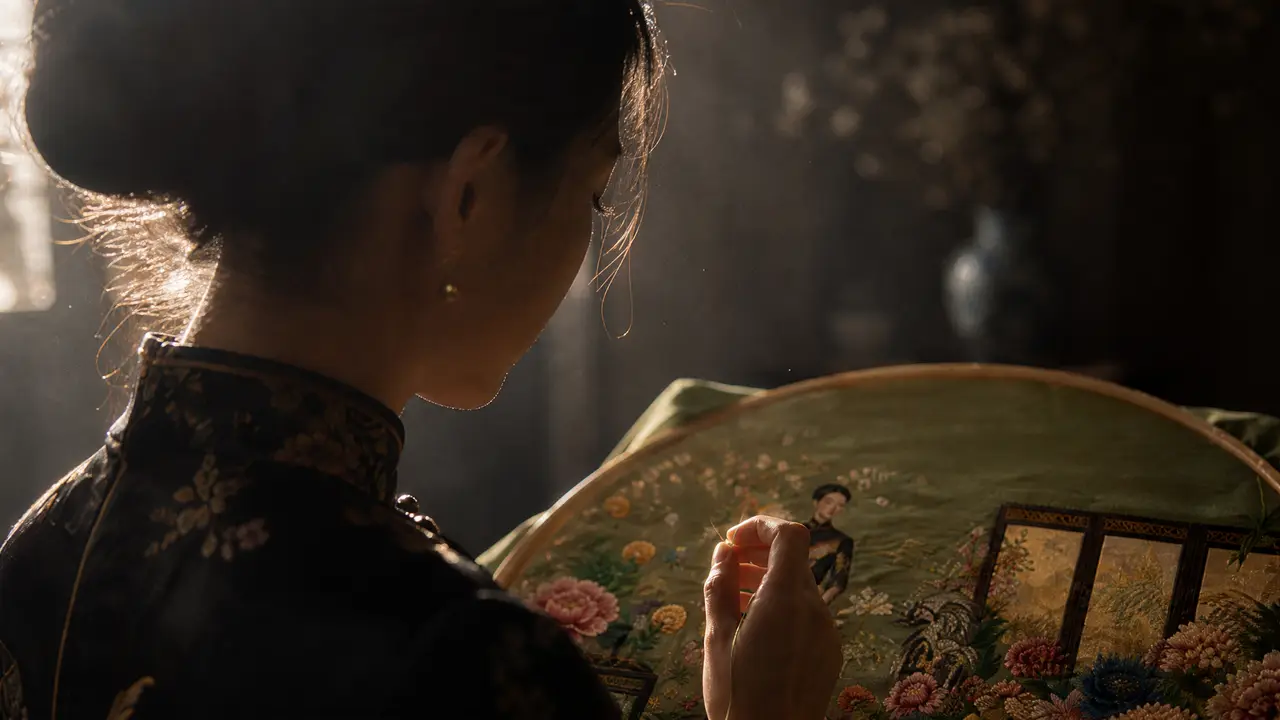 CHAO SHENG 潮生｜潮绣非遗高定丝巾广告｜图片节点 6 - 副本