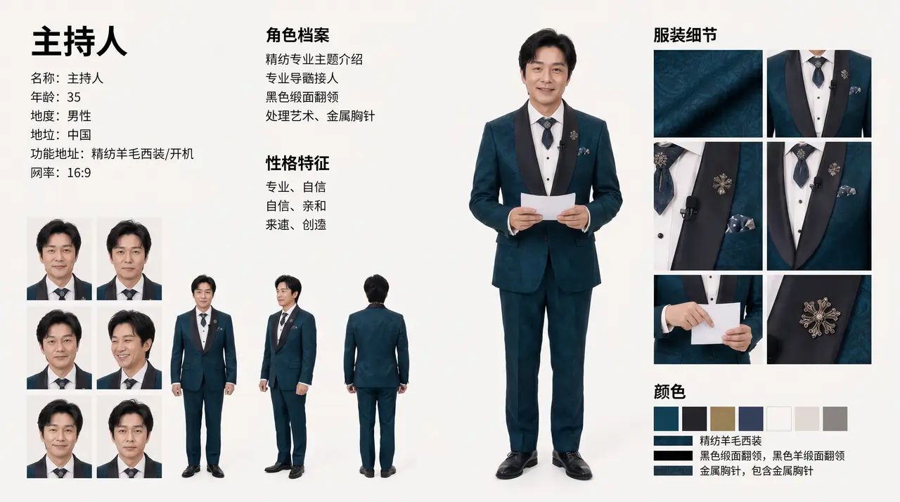 忒休斯之船｜角色设定图