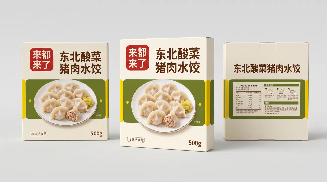 双探|C02|来都来了酸菜猪肉水饺|正式主包装