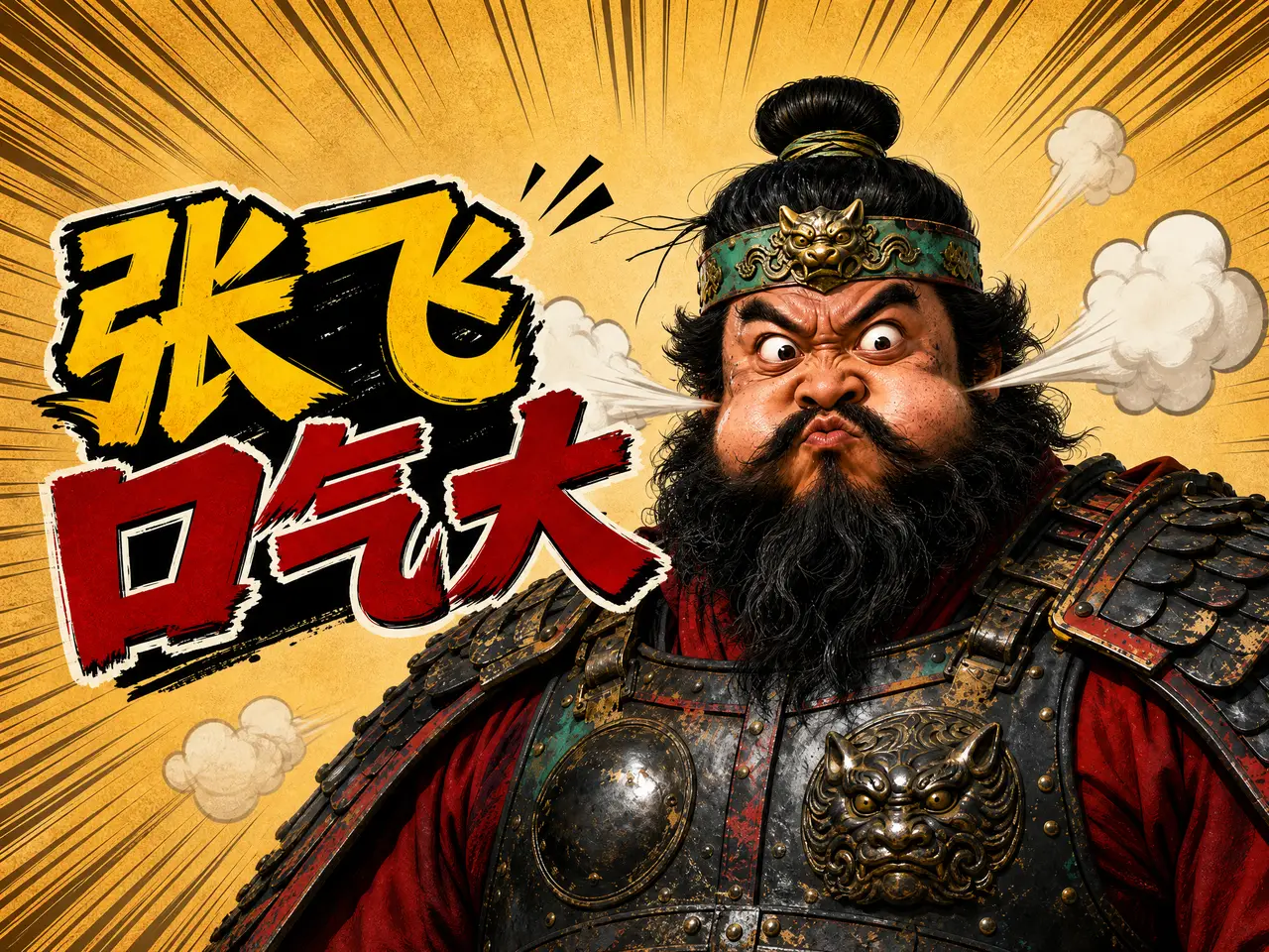 张飞口气大-歌曲创意广告｜图片节点 8
