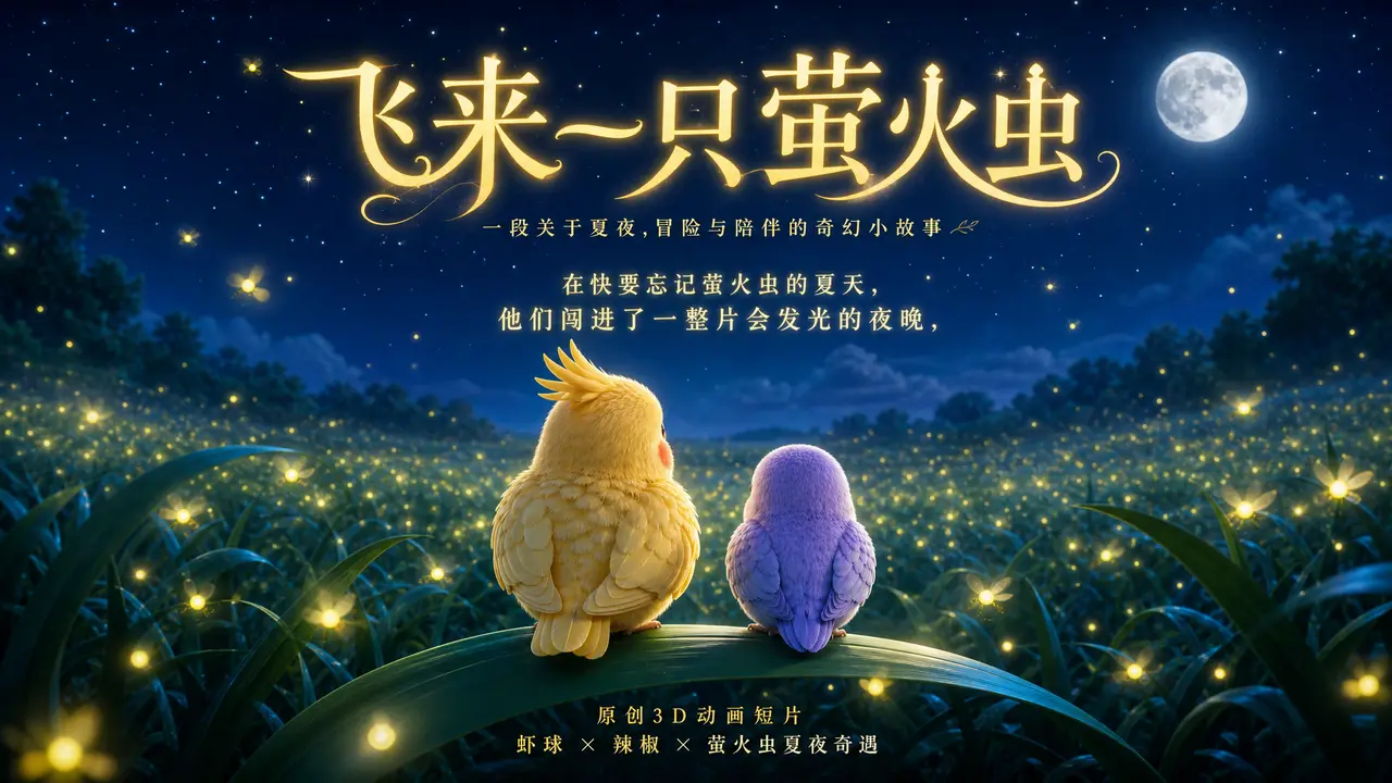 飞来一只萤火虫