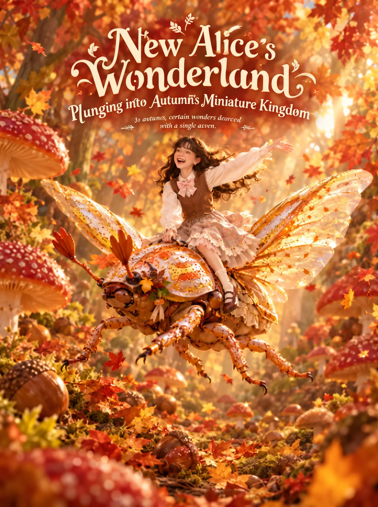 新爱丽丝梦游・坠入秋天的微型王国🍂🐿️|擦除 图层分离