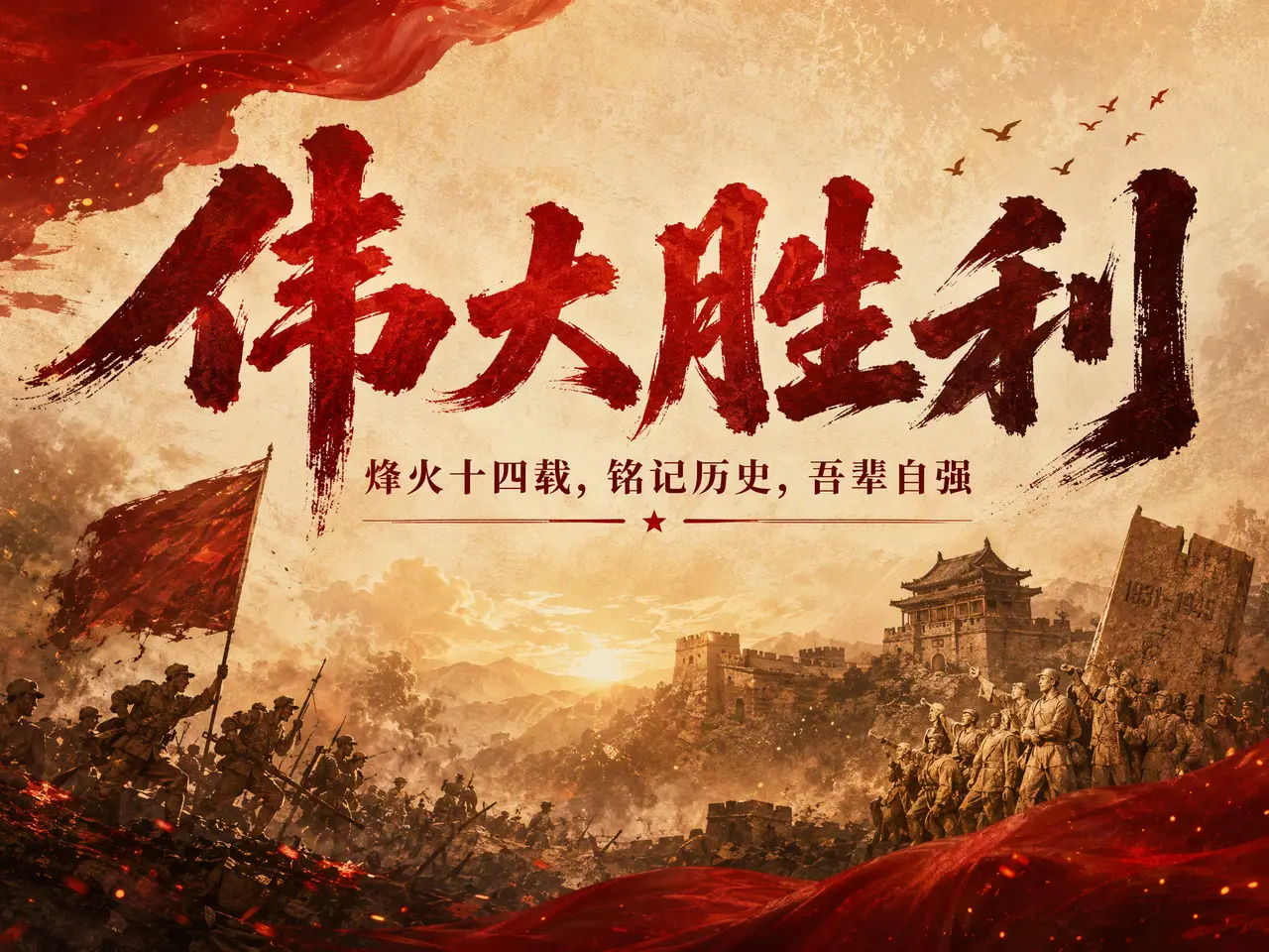 AI一镜到底带你看十四年抗战