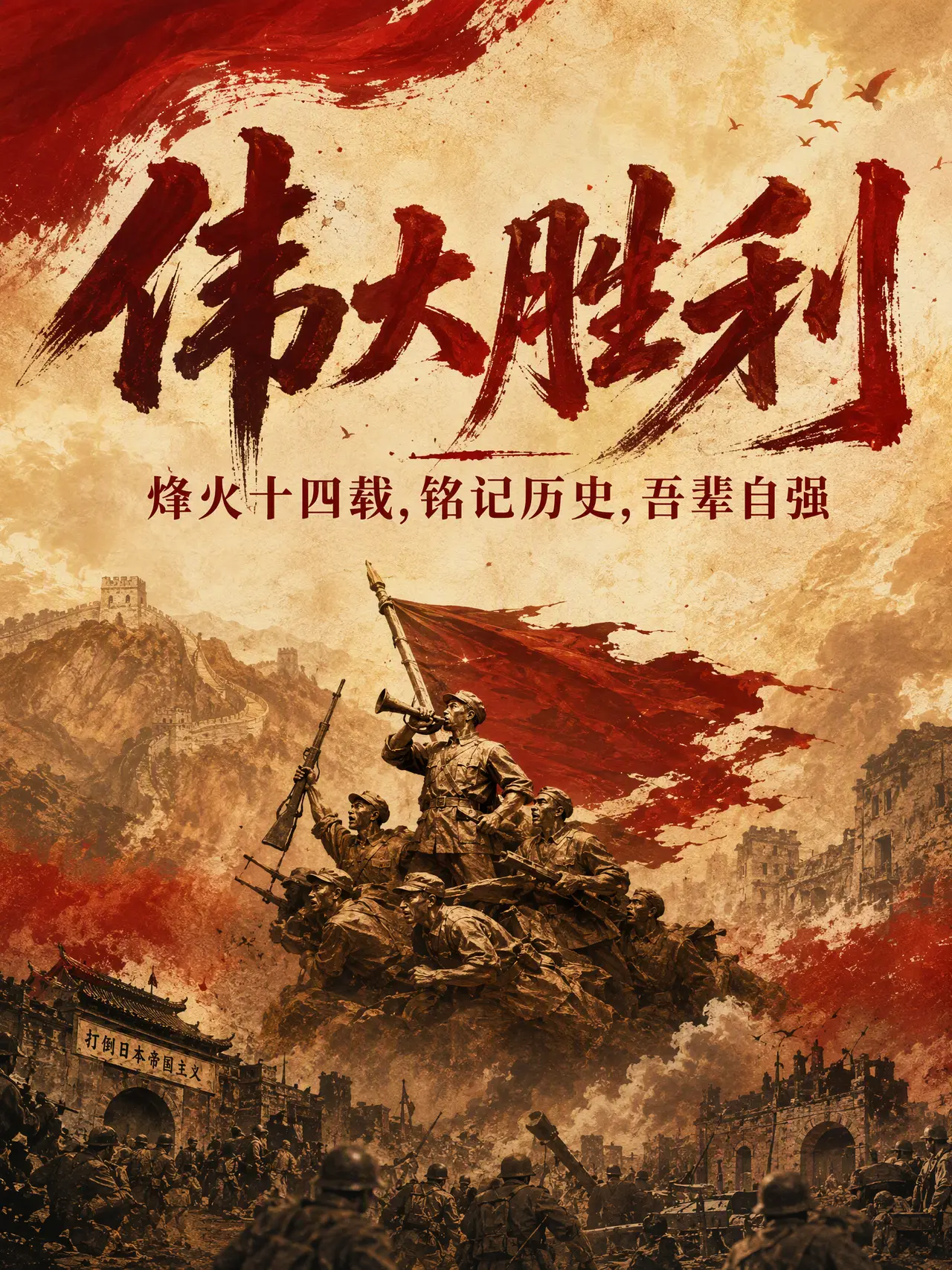 AI一镜到底带你看十四年抗战｜图片节点 2