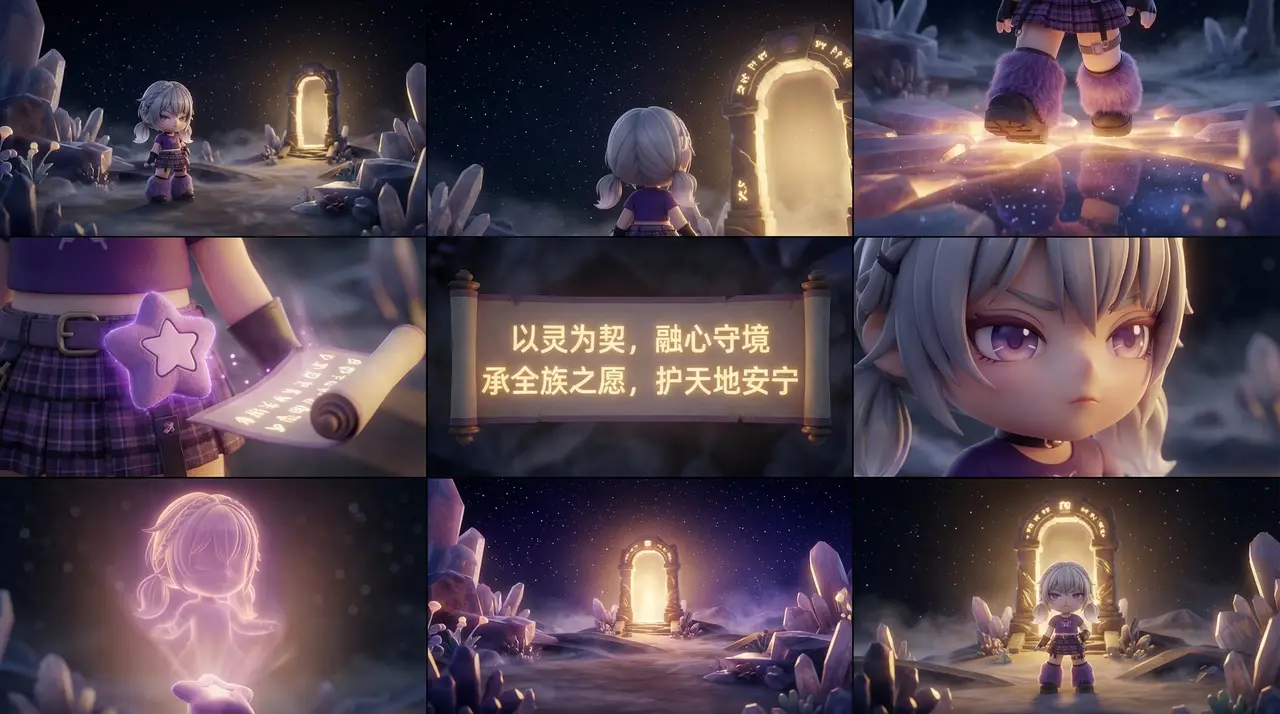 归墟门・新生|多机位九宫格