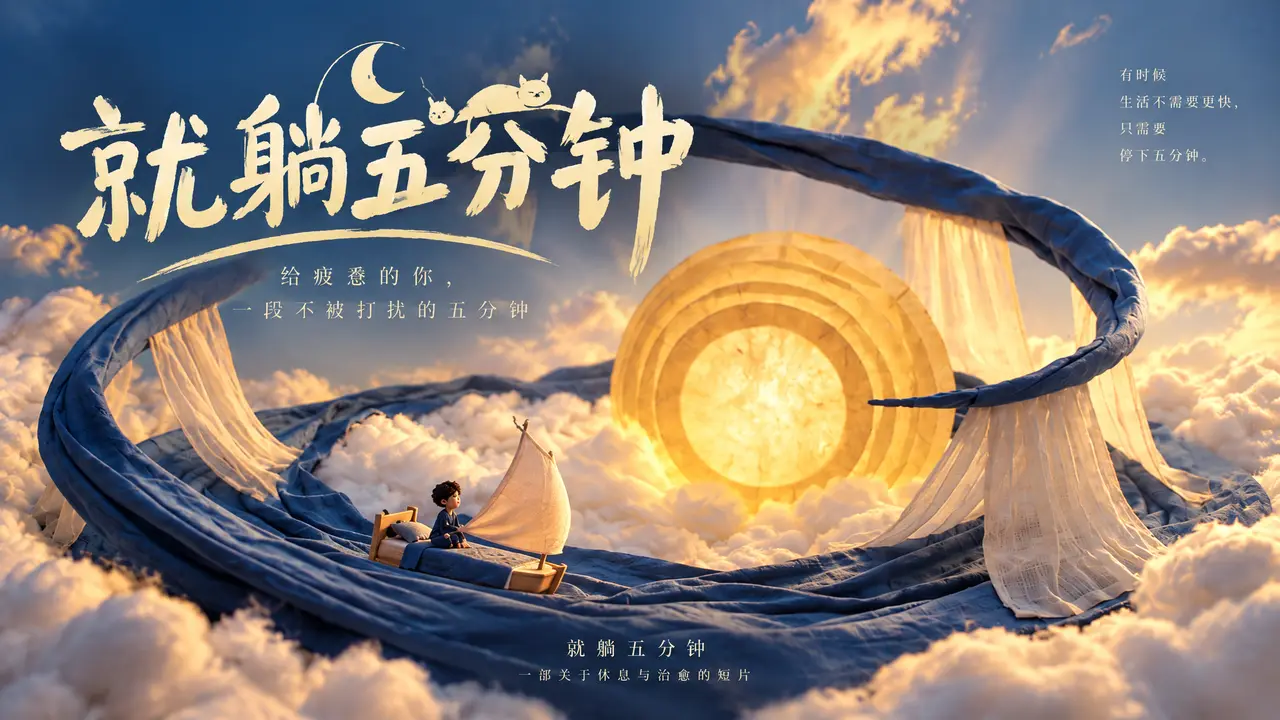 就躺五分钟