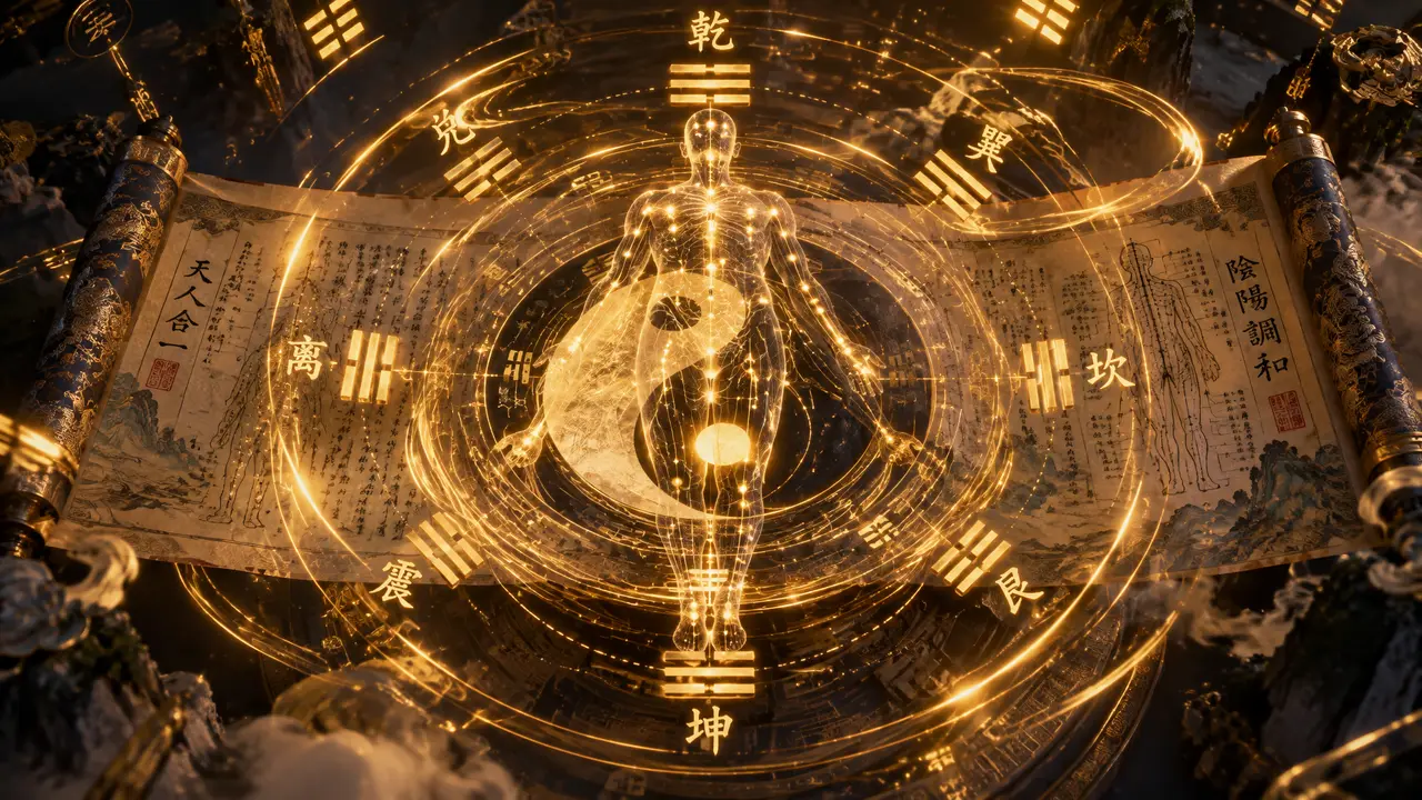 《亼灵传》第一回 老君创世|1-02 八卦经络图