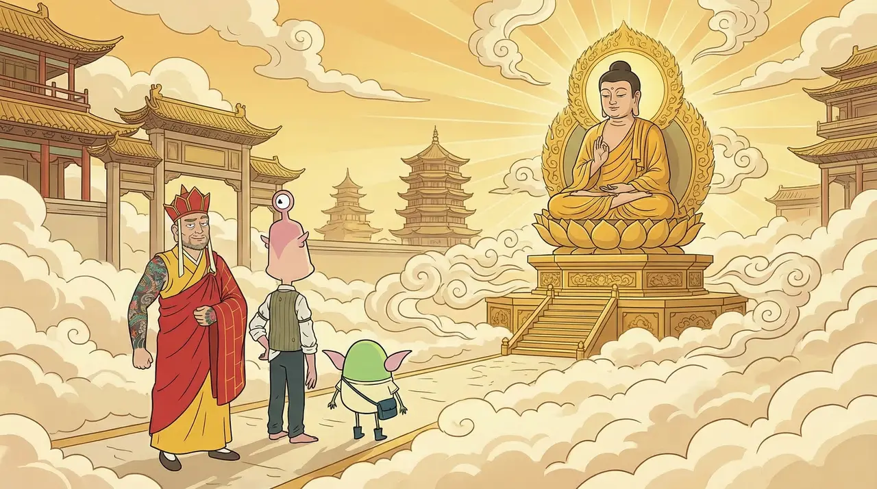 “谁TM卷走了贫僧的盘缠！”｜图片节点 32