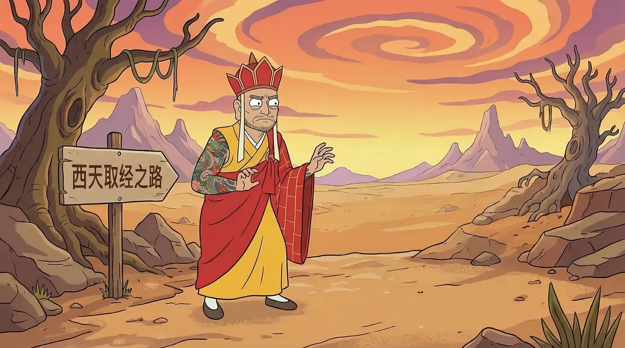“谁TM卷走了贫僧的盘缠！”｜图片节点 2