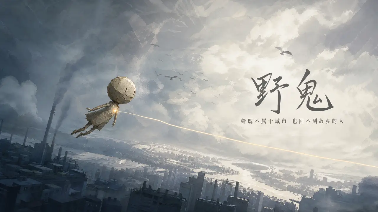 AI动画《野鬼》| 给既不属于城市,也回不到故乡的人