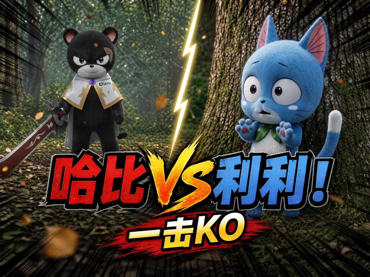 哈比VS利利,一击KO!