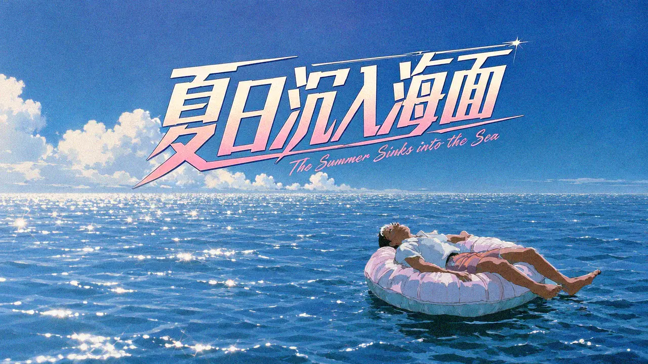 复古CITY POP风格动画《夏日沉入海面》