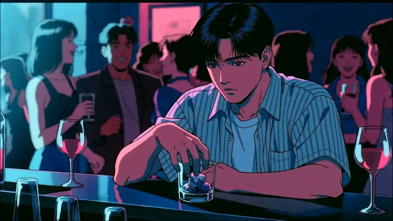 复古CITY POP风格动画《夏日沉入海面》｜视频节点 2