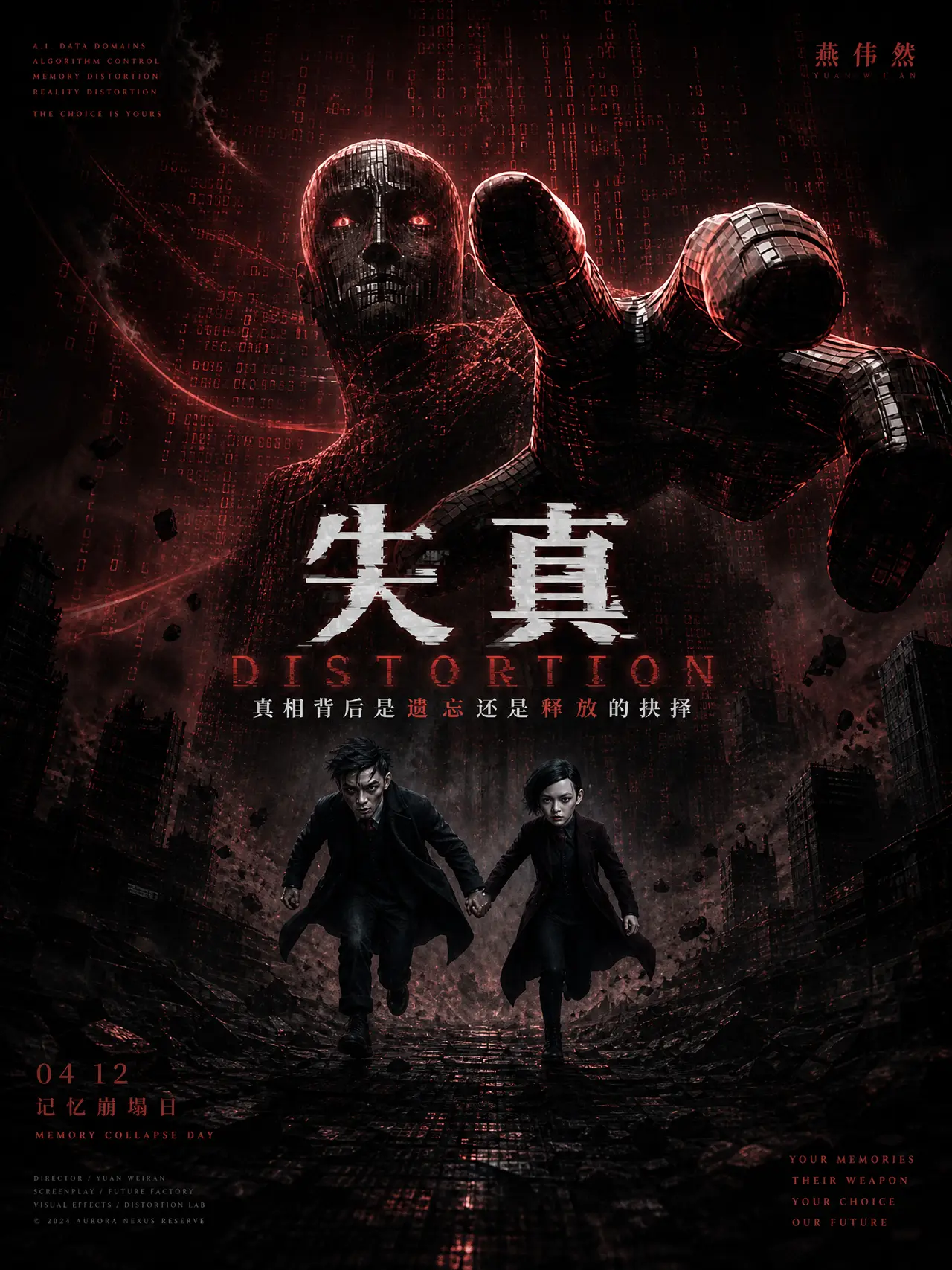 AIGC 反乌托邦短片｜【失真 Distortion】｜图片节点 2