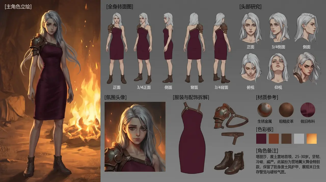 Rusted Rose|角色设定图