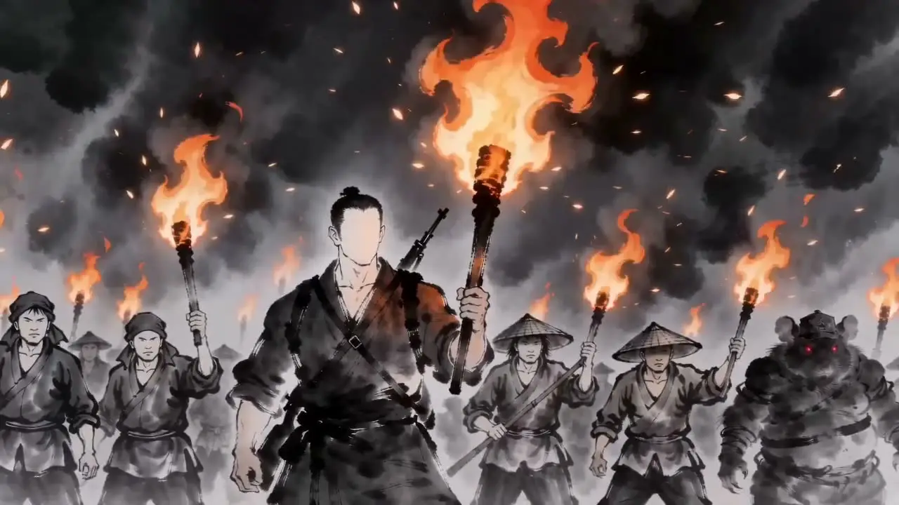 国风水墨写意动画《烽火男孩》｜视频节点 2