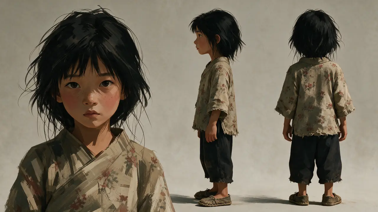 她的怀抱 比草原辽阔|小女孩