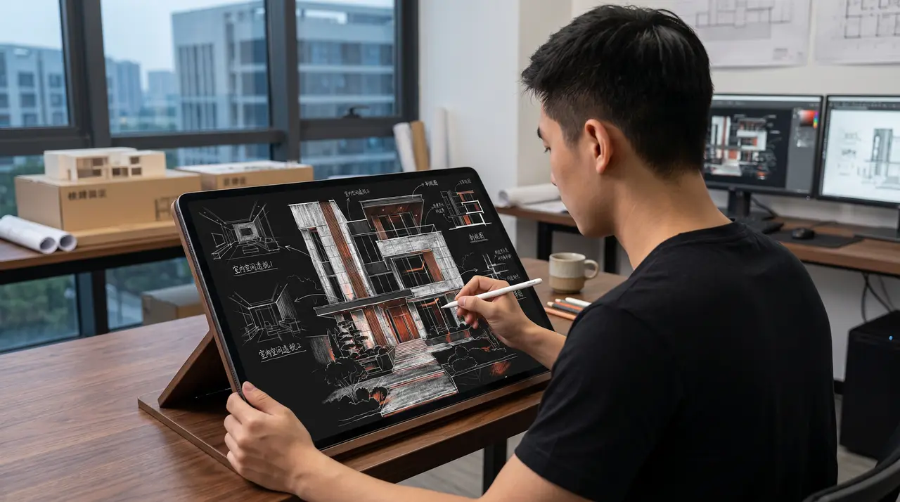 建筑方案设计全过程展示｜图片节点 23