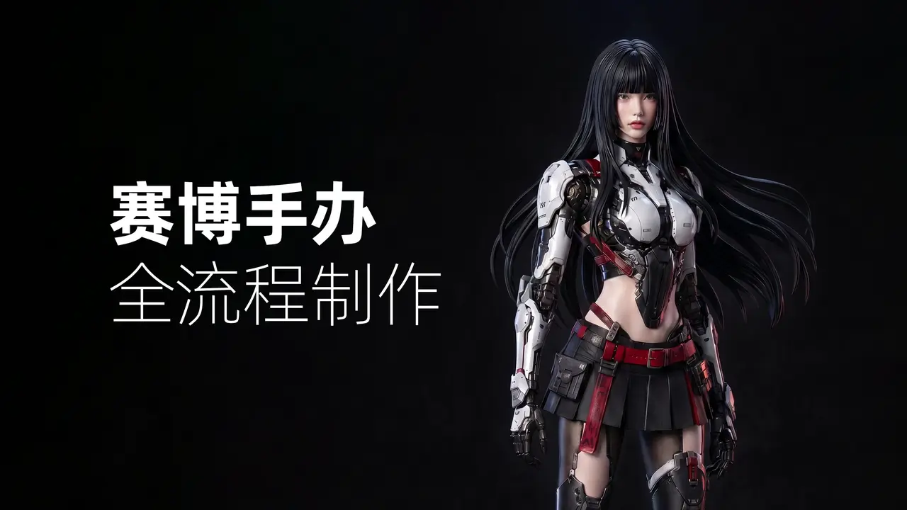 赛博手办全流程制作