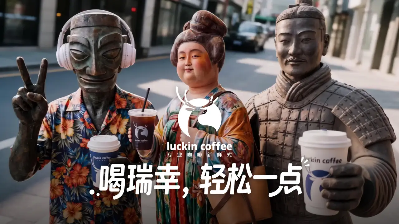 没有一颗咖啡都的瑞幸咖啡广告