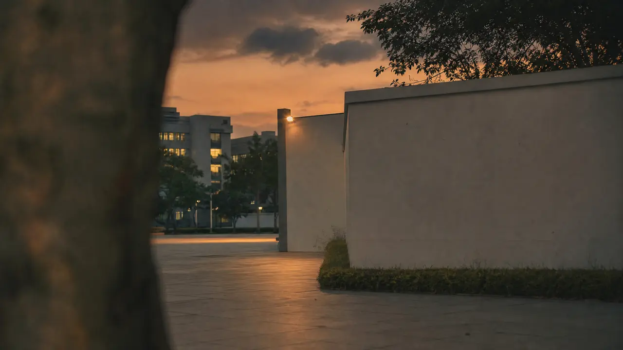 别怕,爸爸在|场景2_学校围墙角落_现代校园版