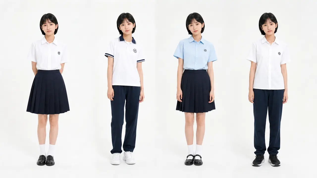 别怕,爸爸在|林小棠_夏季短袖校服_四选一