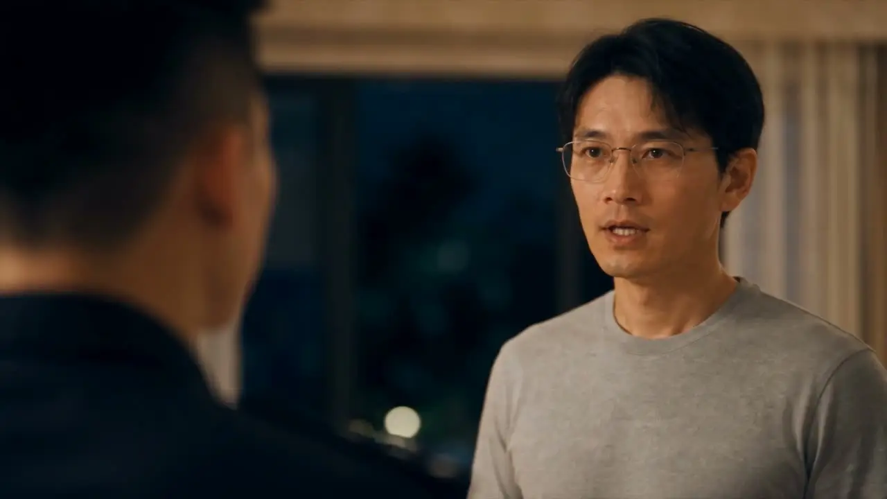 别怕，爸爸在｜镜头4_爸爸对警察说话_过肩镜头_30秒