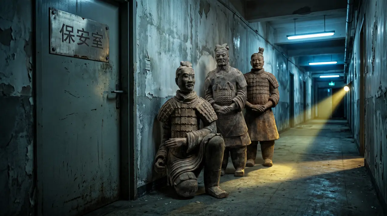《我是秦始皇V我50》｜兵马俑深夜集体复活，第一件事竟然是给秦始皇打钱？！😂😂｜图片节点 52