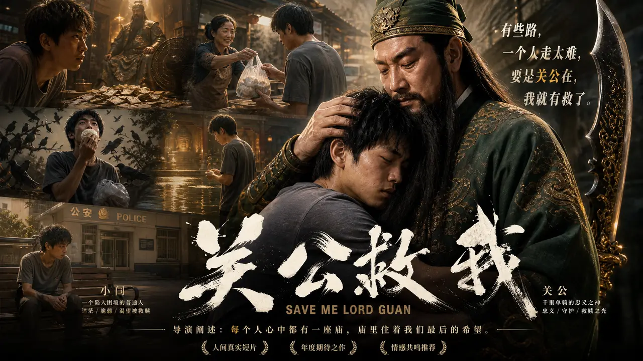 「我偷了关公的钱」原创AI剧情短片《关公救我》｜图片节点 2 - 副本