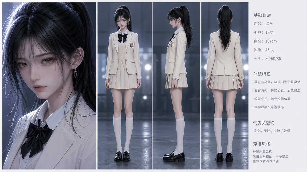 骄阳偏爱|温莹校服