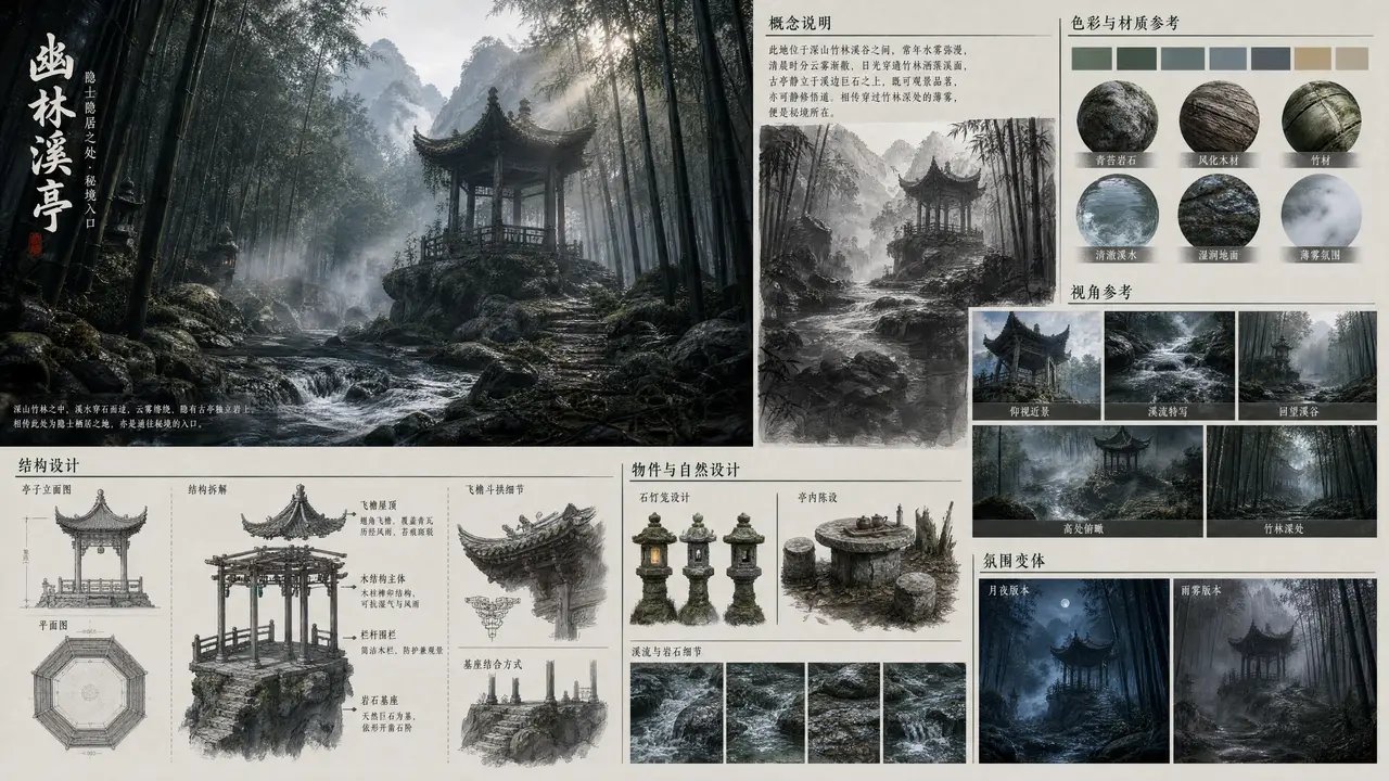 山海有灵｜场景设定图