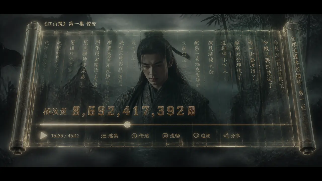 《山海经·牛来》_杭州金包银批发总部_数字新国风——山海经_正片 130S完整版 = PV30S 快剪|锚点·全息竹简国风UI界面