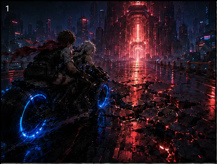 NEON-07｜宫格分镜 1-1
