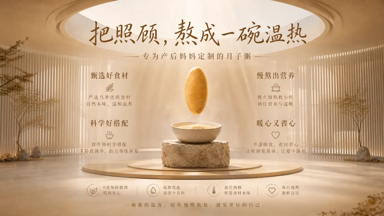 月子粥广告