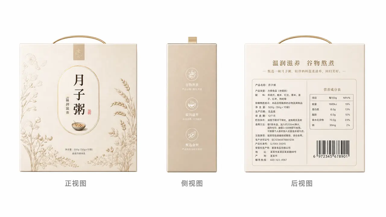 月子粥广告｜图片节点 2