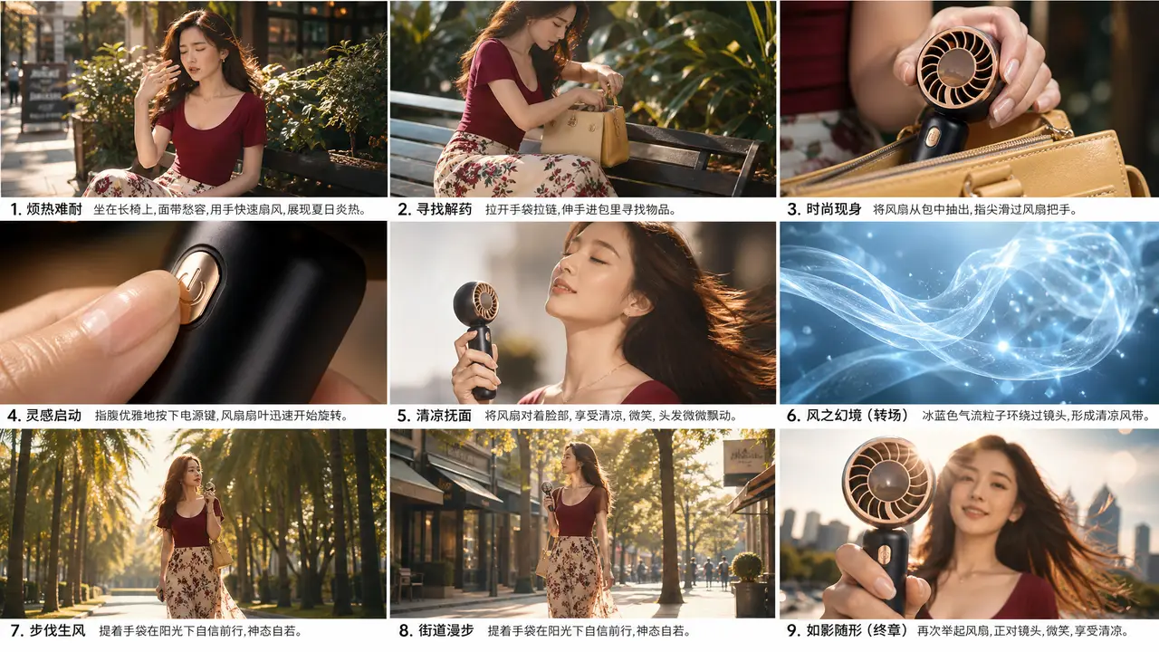 手持风扇TVC｜图片节点 8