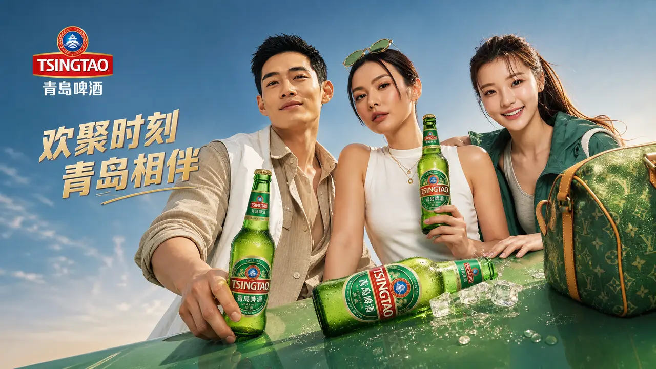 如果青岛啤酒拍一支高级夏日广告