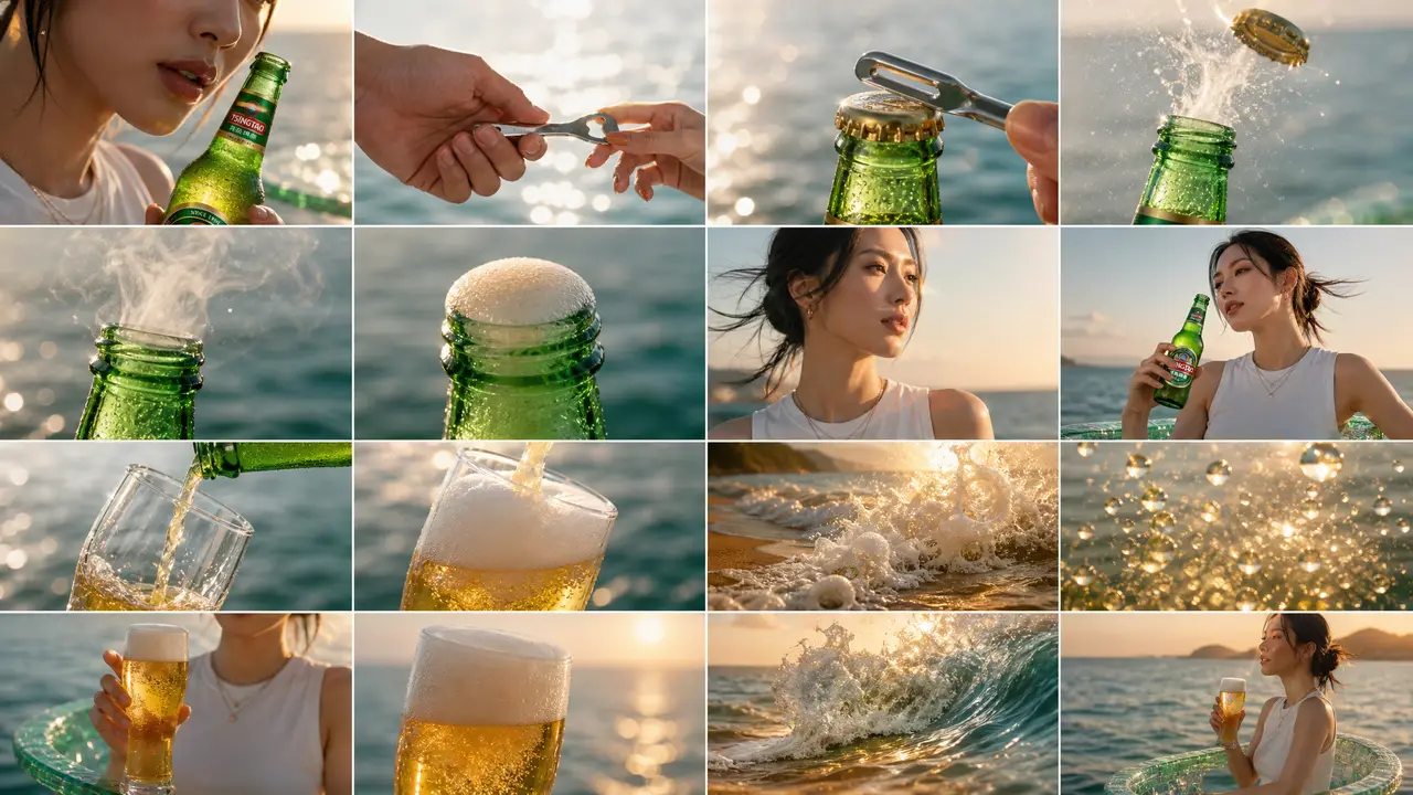 如果青岛啤酒拍一支高级夏日广告｜图片节点 4